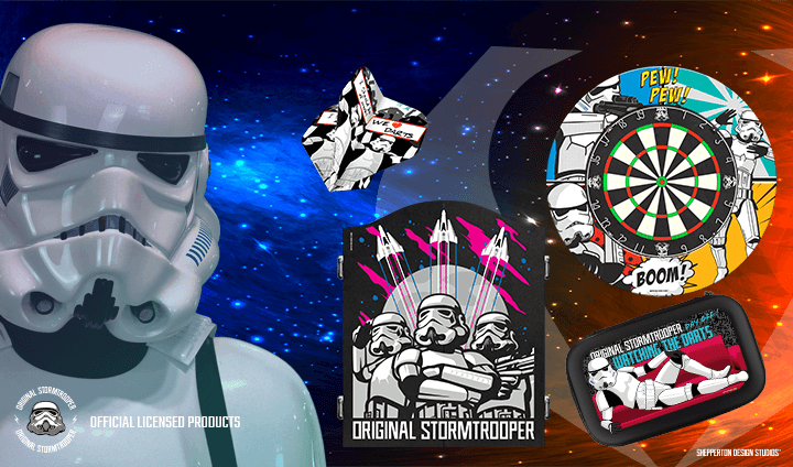Original Stormtrooper Dartboard & Darts Accessories