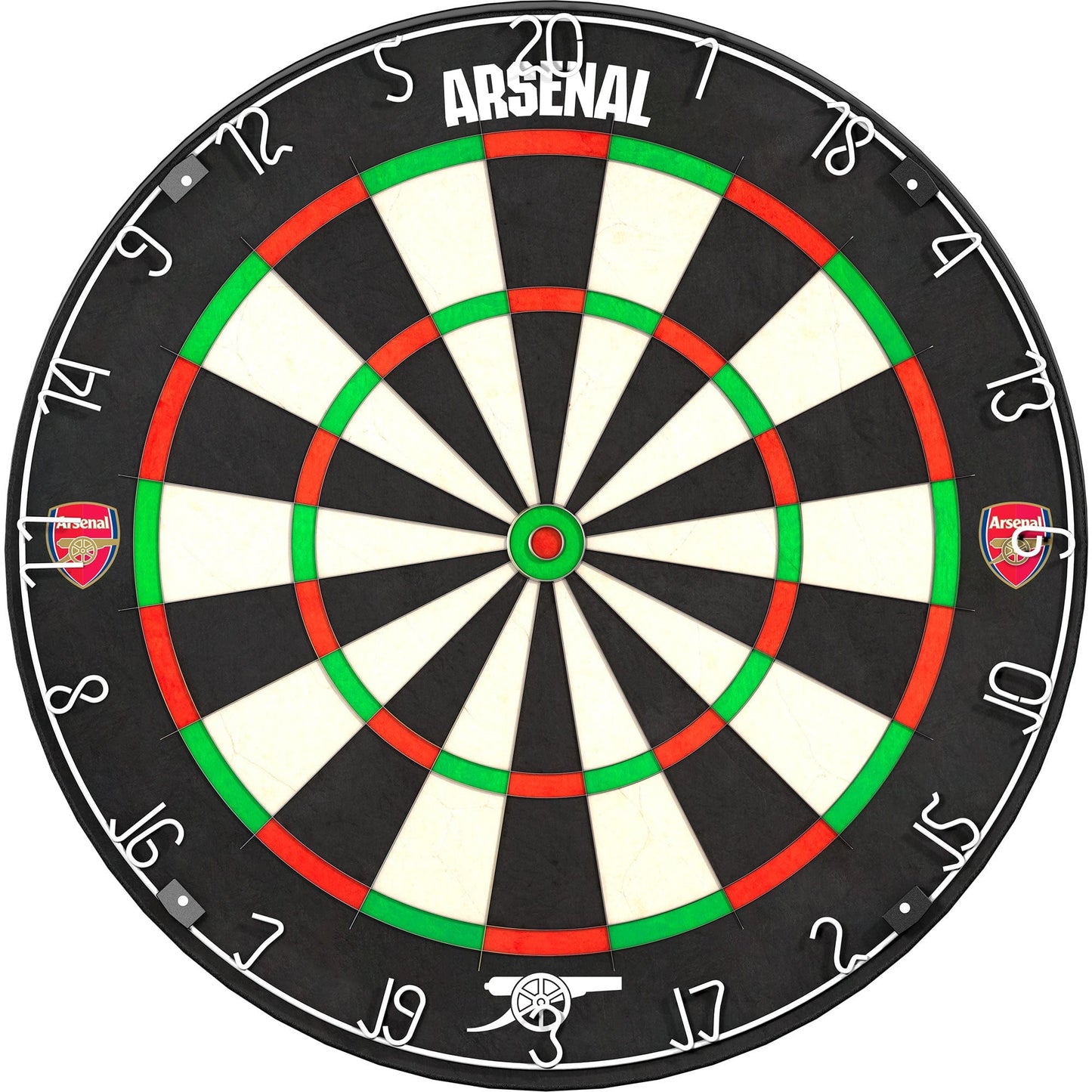 Arsenal FC Dartboard - Professional Level - Official Licensed - The Gunners - Crest