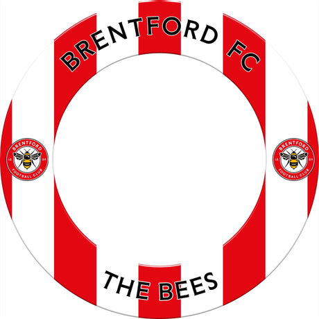 Brentford FC - Official Licensed - The Bees - Dartboard Surround - S2 - Stripes