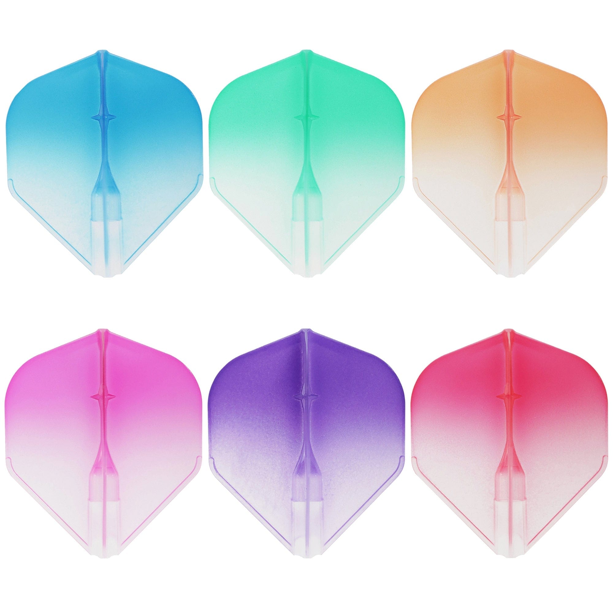 L-Style Champagne Flights Pro – TwoTone Weiß/klar Mit Farbigem Highlight, Shape Pink
