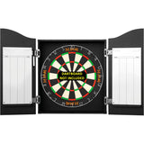 Def Leppard Dartboard Cabinet - Official Licensed - C4 - Premium Black - Skull with Wings