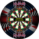 Def Leppard Dartboard Surround - Official Licensed - S3 - Professional - Union Jack