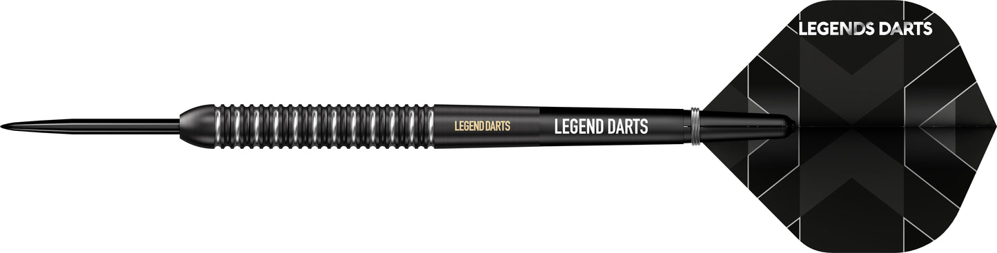 Legend Darts - Steel Tip - Evolution Series - B07 - Black - Multi Ring