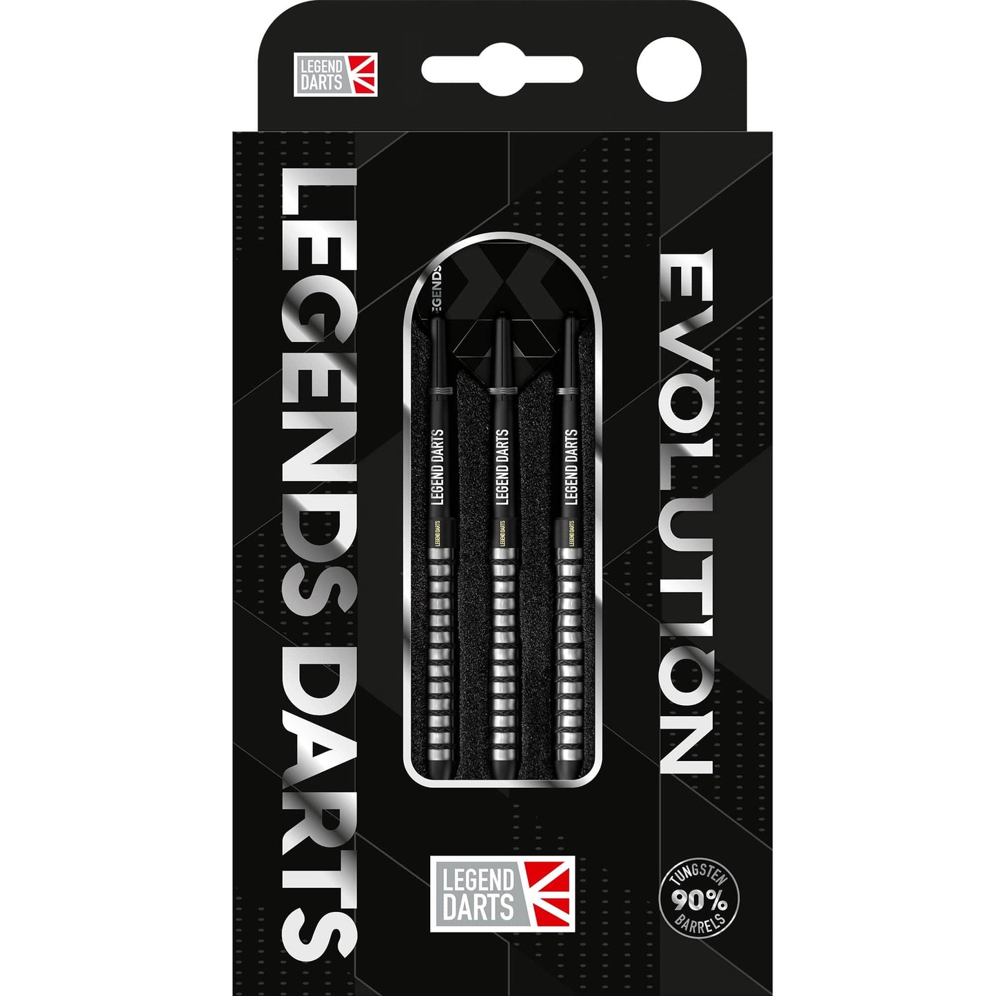Legend Darts - Steel Tip - Evolution Series - B11 - Black - Wide Ring
