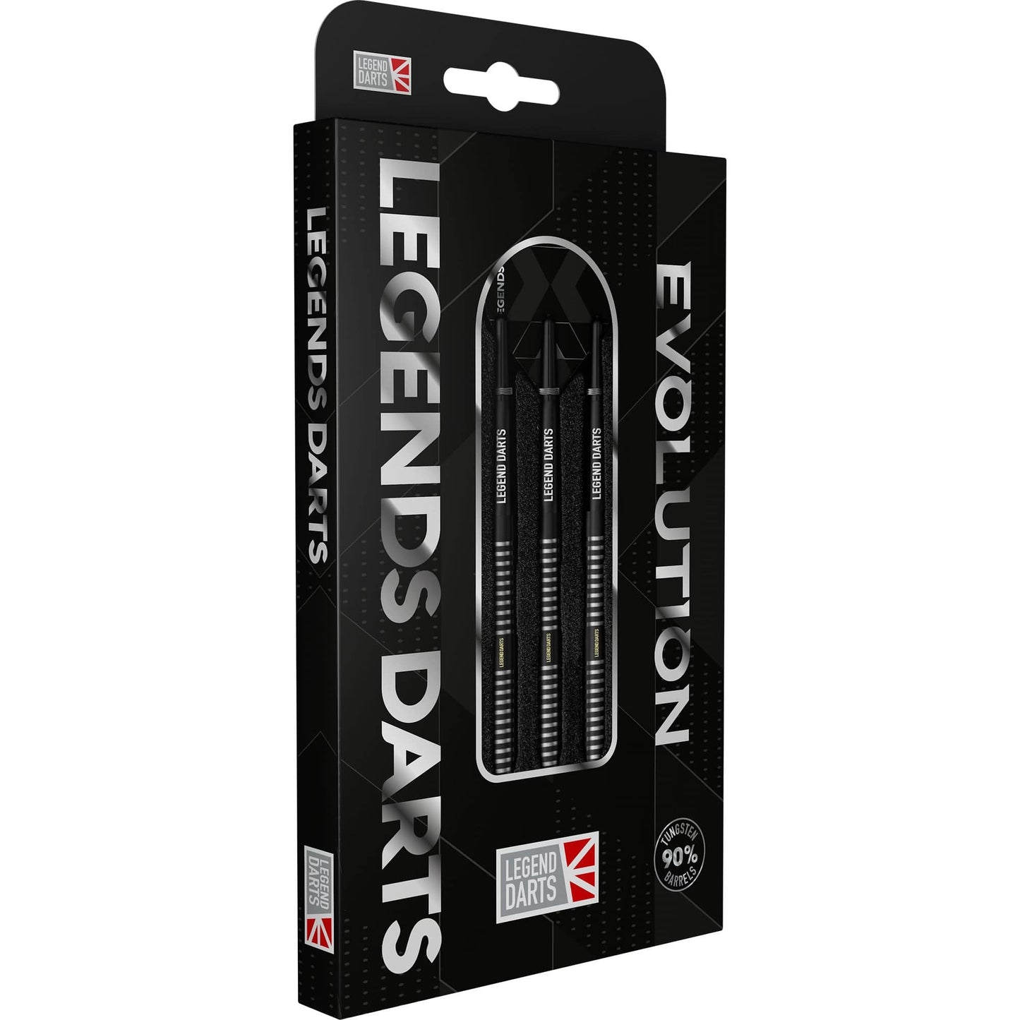 Legend Darts - Steel Tip - Evolution Series - B14 - Black - Rear Taper
