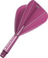 Mission Shade Kite Dart Flights Combo With Griplock Shafts Pink / Short
