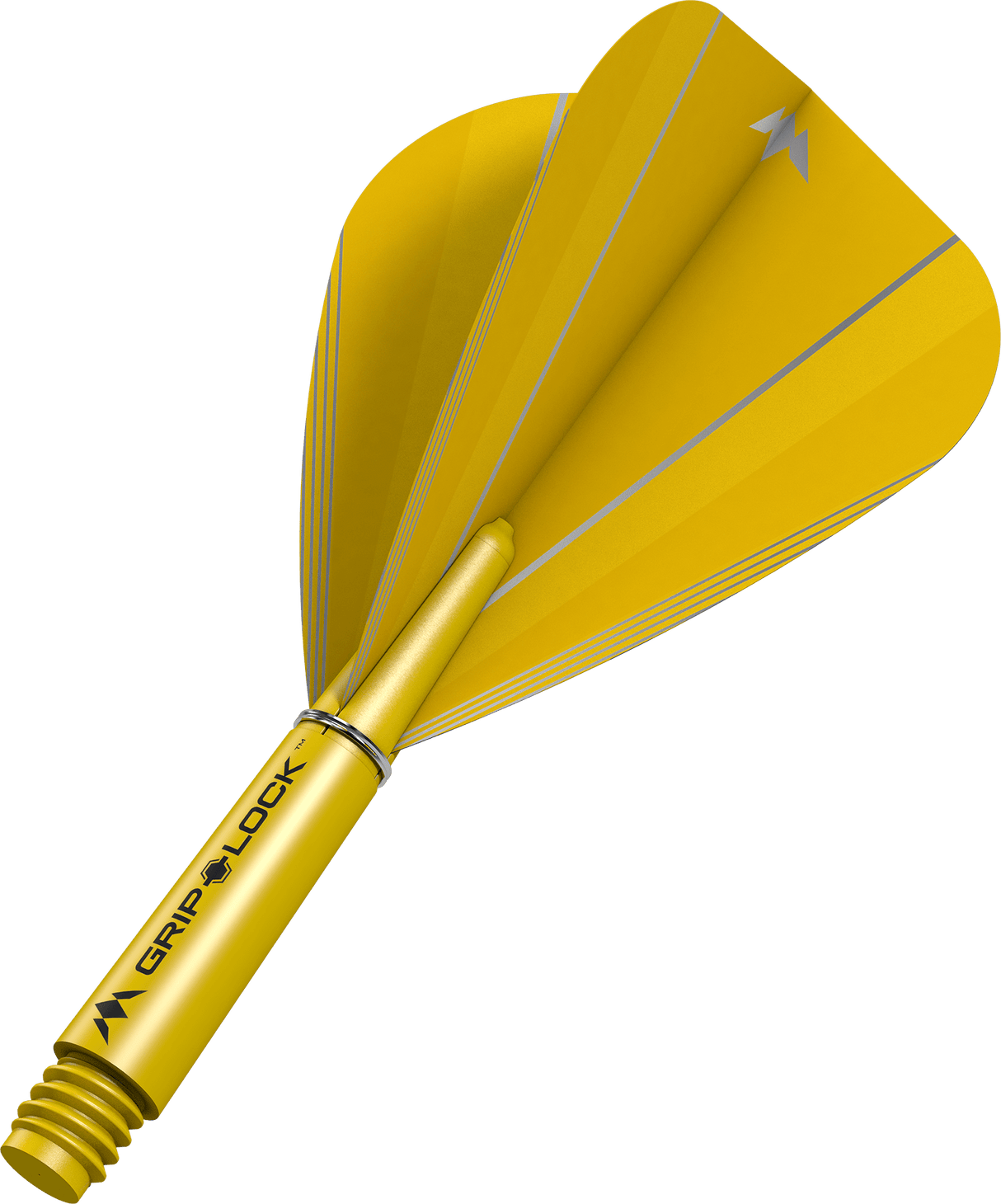 Mission Shade Kite Dart Flights Combo With Griplock Shafts Yellow / Short