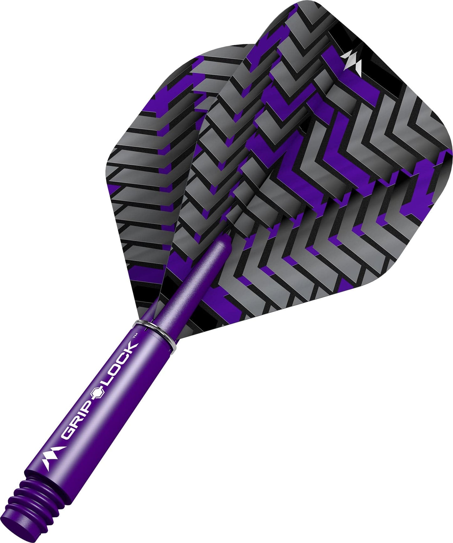 Mission Vex Dart Flights Combo With Griplock Shafts Purple / Short