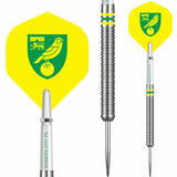 Norwich City FC - Official Licensed - The Canaries - Steel Tip Darts - Tungsten - 24g