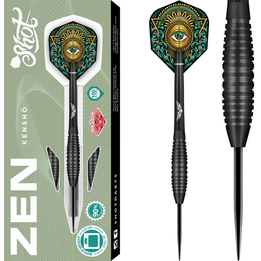 Shot Zen Darts - Steel Tip - 90% Tungsten - Kensho 22g