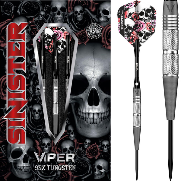 Viper Sinister Darts - Steel Tip - 95% - Sandblasted - S3 - Twin-Knurl