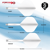 Mission Force 90 - New Moulded Flight & Shaft System - White - Standard No2
