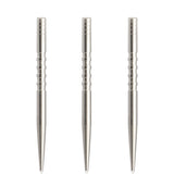 Condor Beak Dart Points - Steel Tip Replacement Points - with Cut - Silver