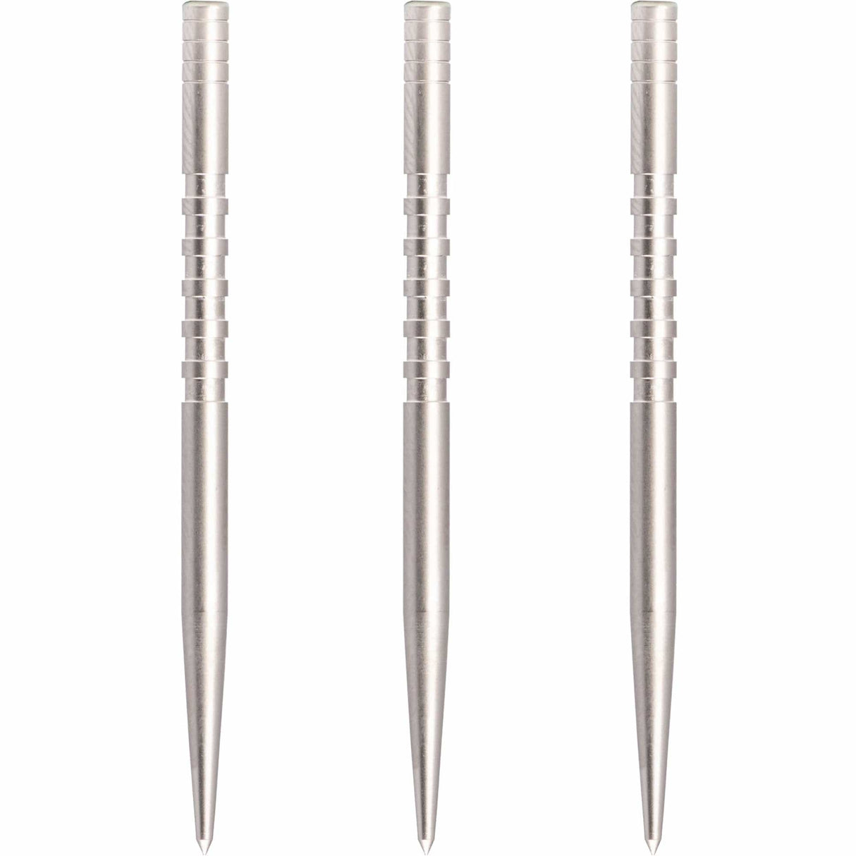 Condor Beak Dart Points - Steel Tip Replacement Points - with Cut - Silver