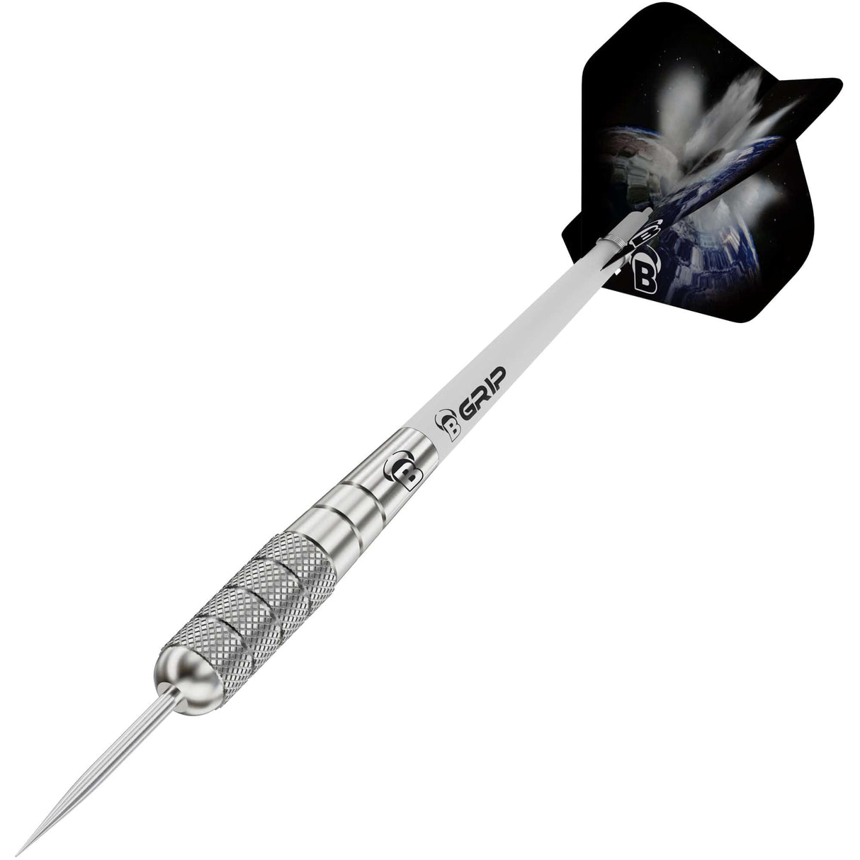 BULL'S Meteor Darts - Steel Tip - 80% Tungsten - MT10 - Front Knurl 26g