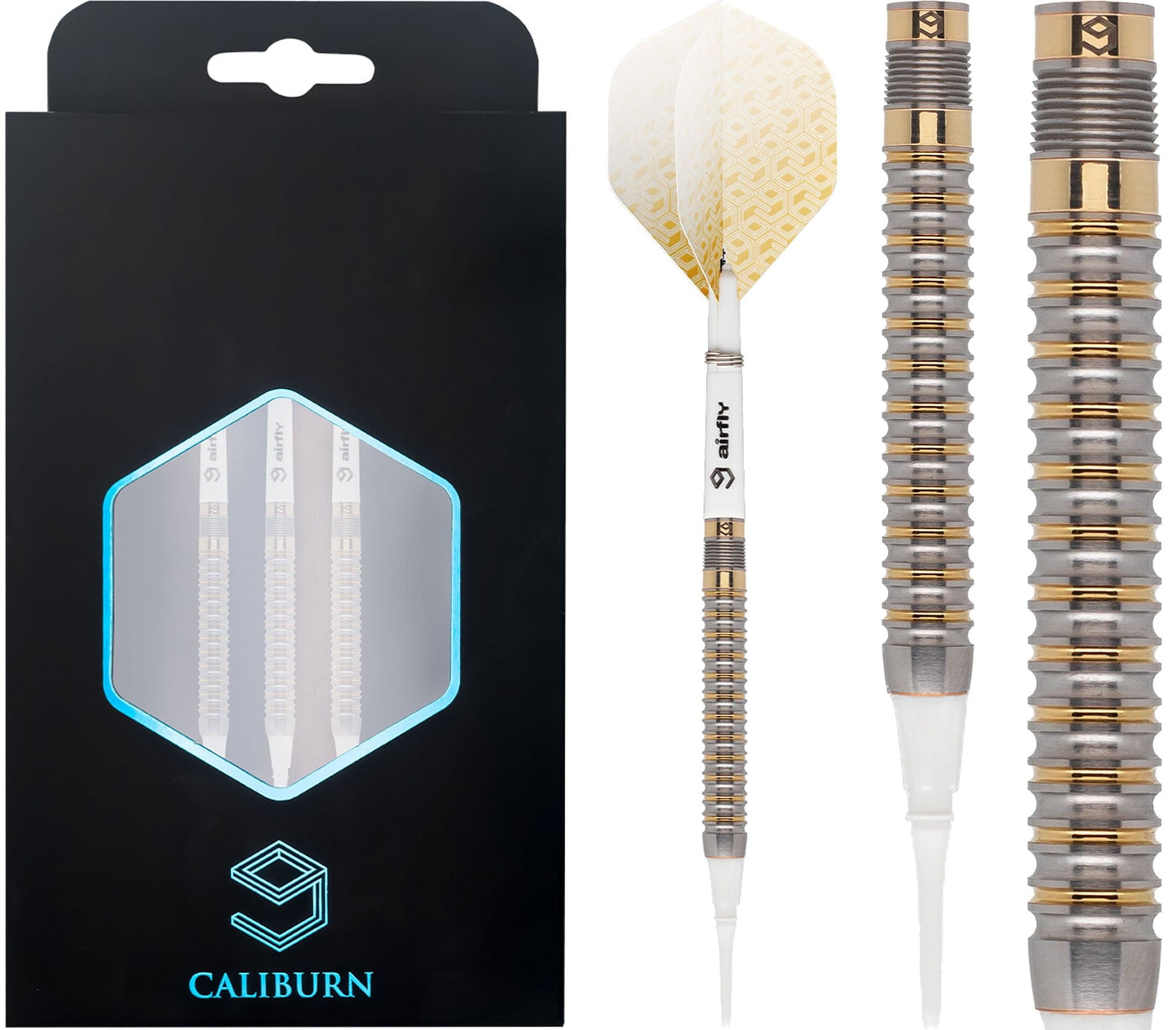 Caliburn Artisan II Darts - Soft Tip - 90% - Gold 18g