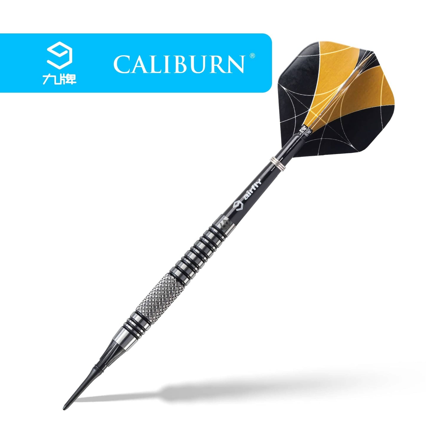 Caliburn Marshal Air Darts - Soft Tip - 90% - M1 - Black