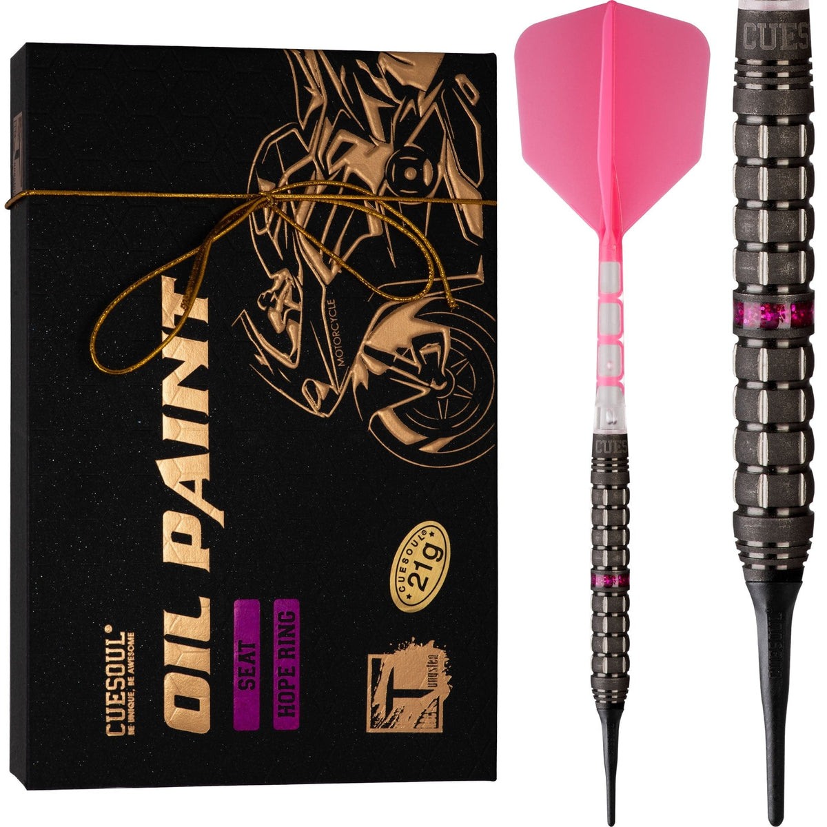 Set Freccette In Tungsteno 95% CUESOUL – 30 Gr, 6 Aste, 3 Tipi Di Volo, Custodia Lusso, Per Principianti E Professionisti