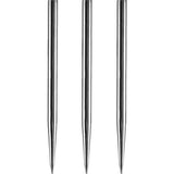 Designa Spare Points - for Steel Tip Darts - Smooth - Silver 50mm