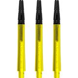 Harrows Alamo VS2 Dart Shafts - Polycarbonate - Black Aluminium Top - Yellow Medium