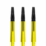 Harrows Alamo VS2 Dart Shafts - Polycarbonate - Black Aluminium Top - Yellow Tweenie