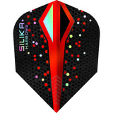 Harrows Silika Dart Flights - Tough Crystaline Coated - Std - No6 - Colourshift Red