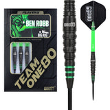 One80 Ben Robb V2 Darts - Steel Tip - Big Rig - Black