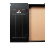 Ruthless Dartboard Cabinet - Square Design - Black