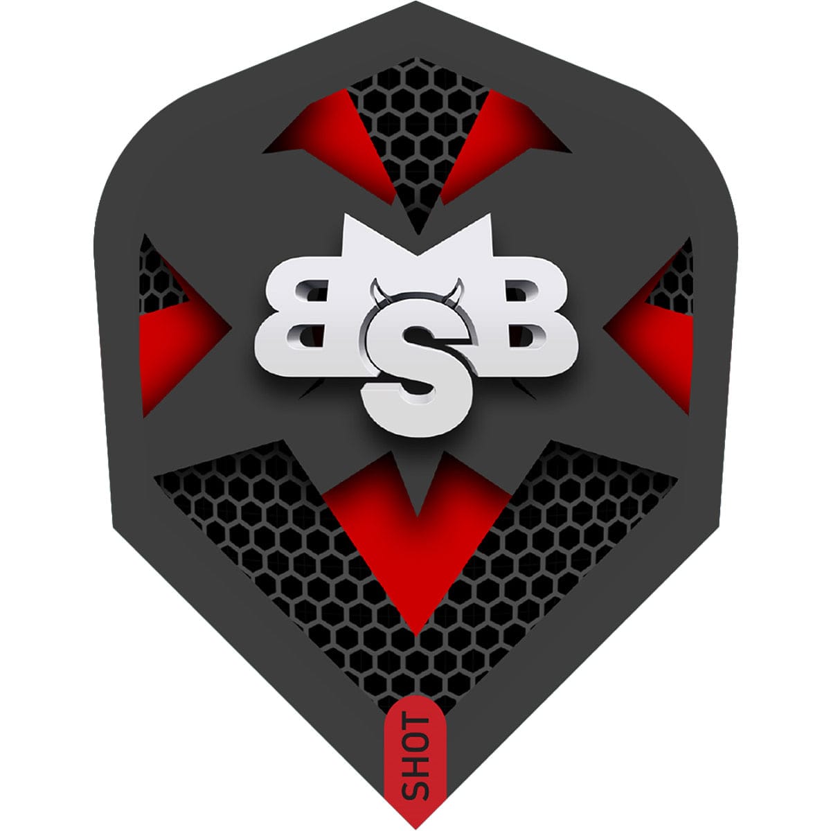 Shot Michael Smith Dart Flights 100 Micron Std No6 Bully Boy