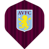 Aston Villa FC Dart Flights - 100 Micron - No2 - Std - AVFC - F2 - Vertical Stripe