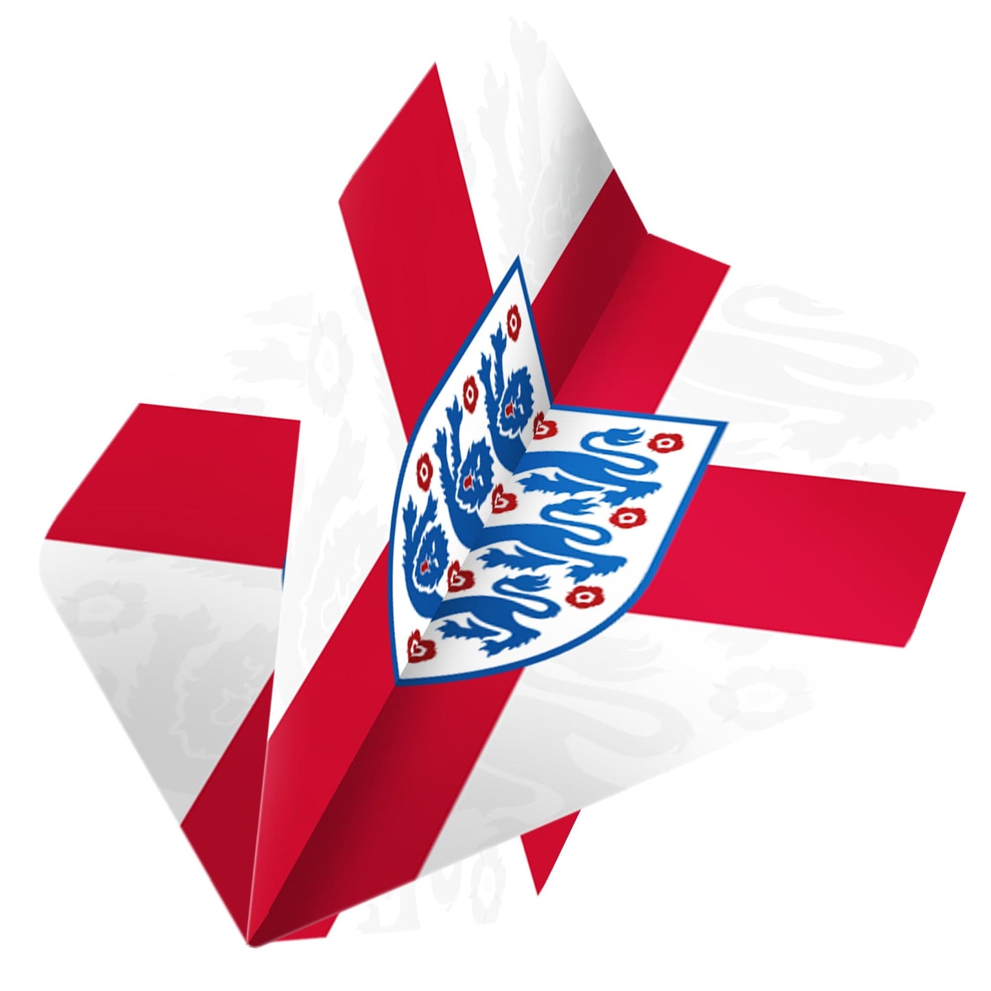 England Football Dart Flights - Official Licensed - 100 Micron - No2 - Std - F1 - St George Cross