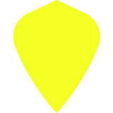 *Dart Flights - Poly Plain Fluoresent - Kite - Fluro Fluro Yellow