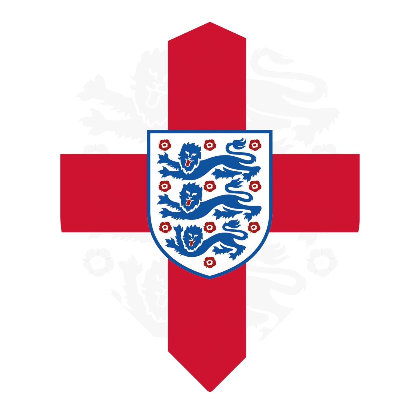 England Football Dart Flights - Official Licensed - 100 Micron - No2 - Std - F1 - St George Cross