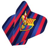 FC Barcelona - Official Licensed BARÇA - Dart Flights - No2 - Std - F1 - Striped with Crest