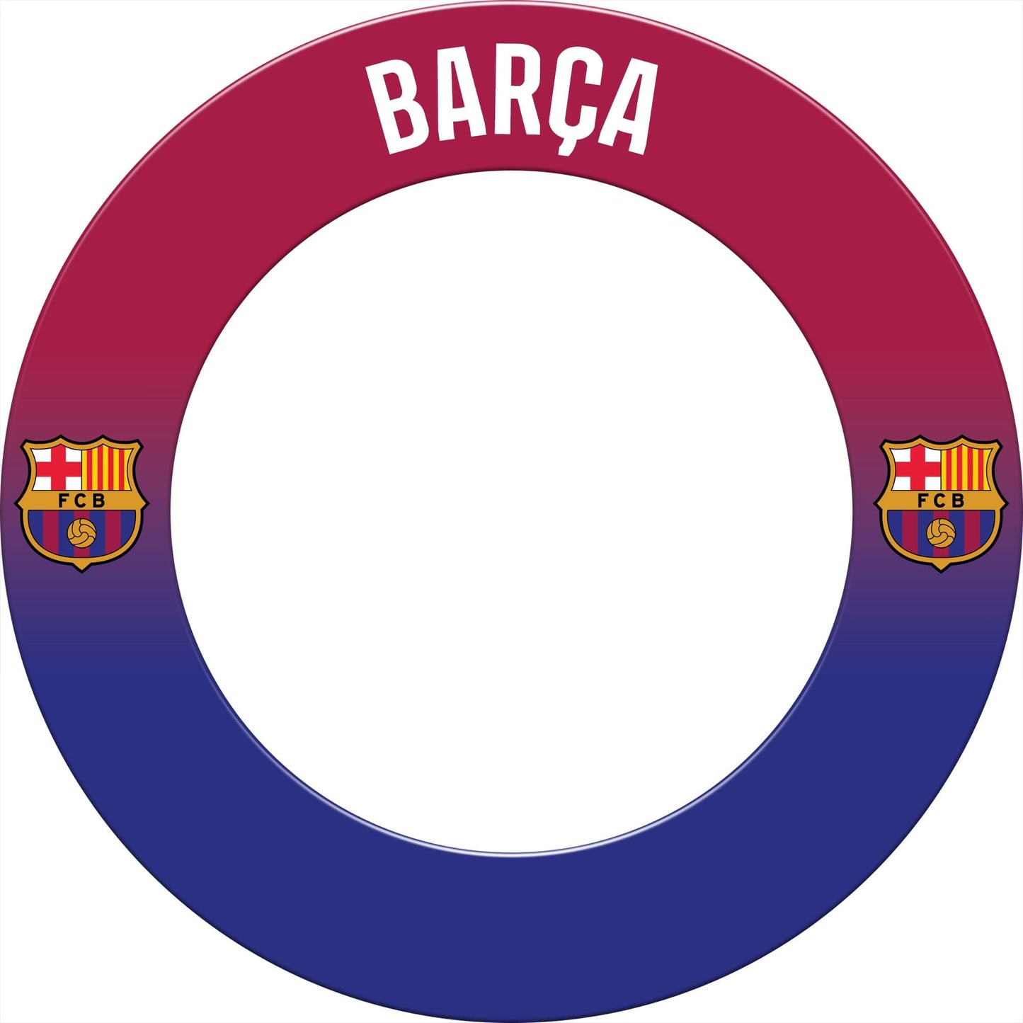 FC Barcelona - Official Licensed BARÇA - Dartboard Surround - S2 - Shaded Crest BARÇA