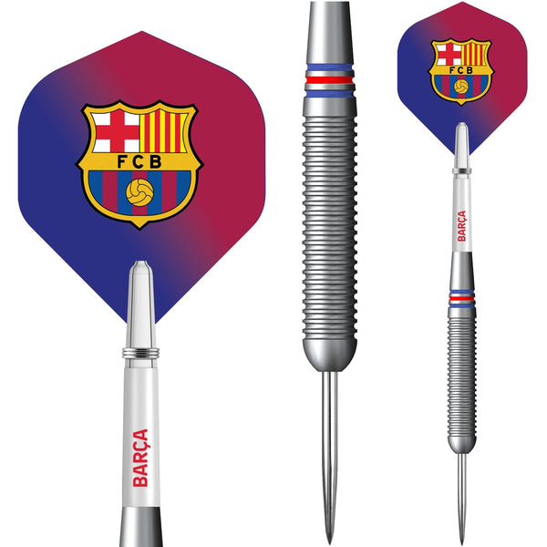 FC Barcelona - Official Licensed BARÇA - Steel Tip Darts - Brass - BARÇA - 22g