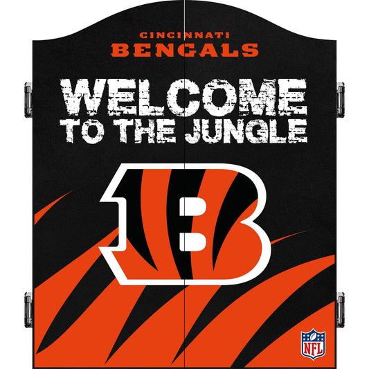 NFL - Dartboard Cabinet - Official Licensed - Cincinnati Bengals
