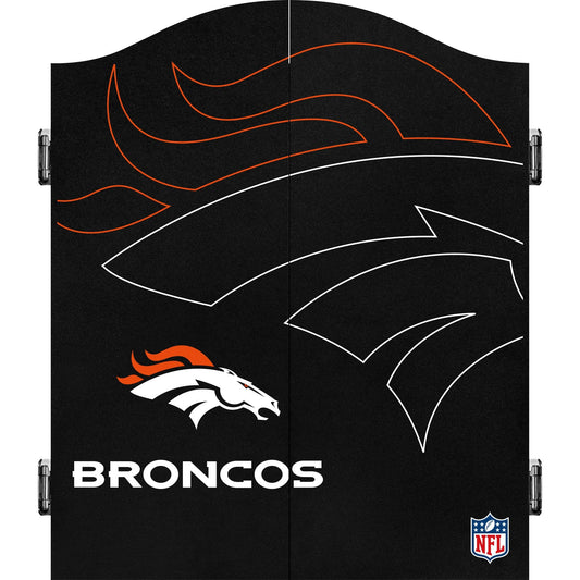 NFL - Dartboard Cabinet - Official Licensed - Denver Broncos