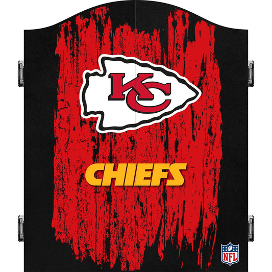 NFL - Dartboard Cabinet - Official Licensed - Kansas City Chiefs