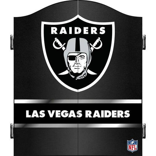NFL - Dartboard Cabinet - Official Licensed - Las Vegas Raiders