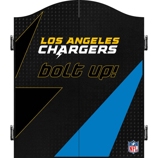 NFL - Dartboard Cabinet - Official Licensed - Los Angeles Chargers