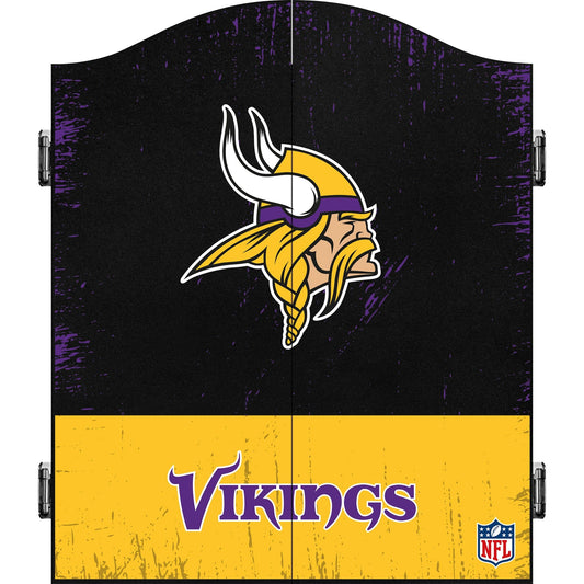 NFL - Dartboard Cabinet - Official Licensed - Minnesota Vikings