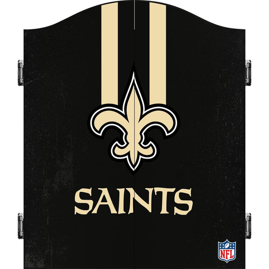 NFL - Dartboard Cabinet - Official Licensed - New Orleans Saints