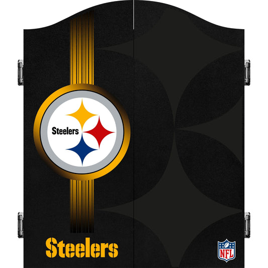 NFL - Dartboard Cabinet - Official Licensed - Pittsburgh Steelers