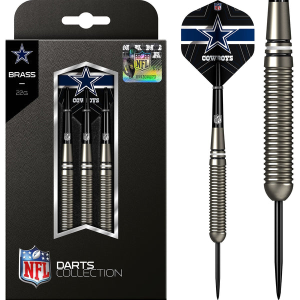 NFL - Steel Tip Brass Darts - Official Licensed - Dallas Cowboys - 22g