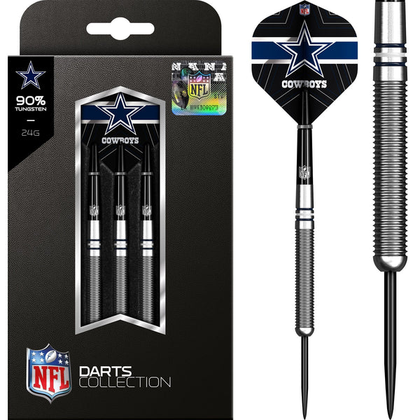 NFL - Steel Tip Tungsten Darts - Official Licensed - Dallas Cowboys - 24g