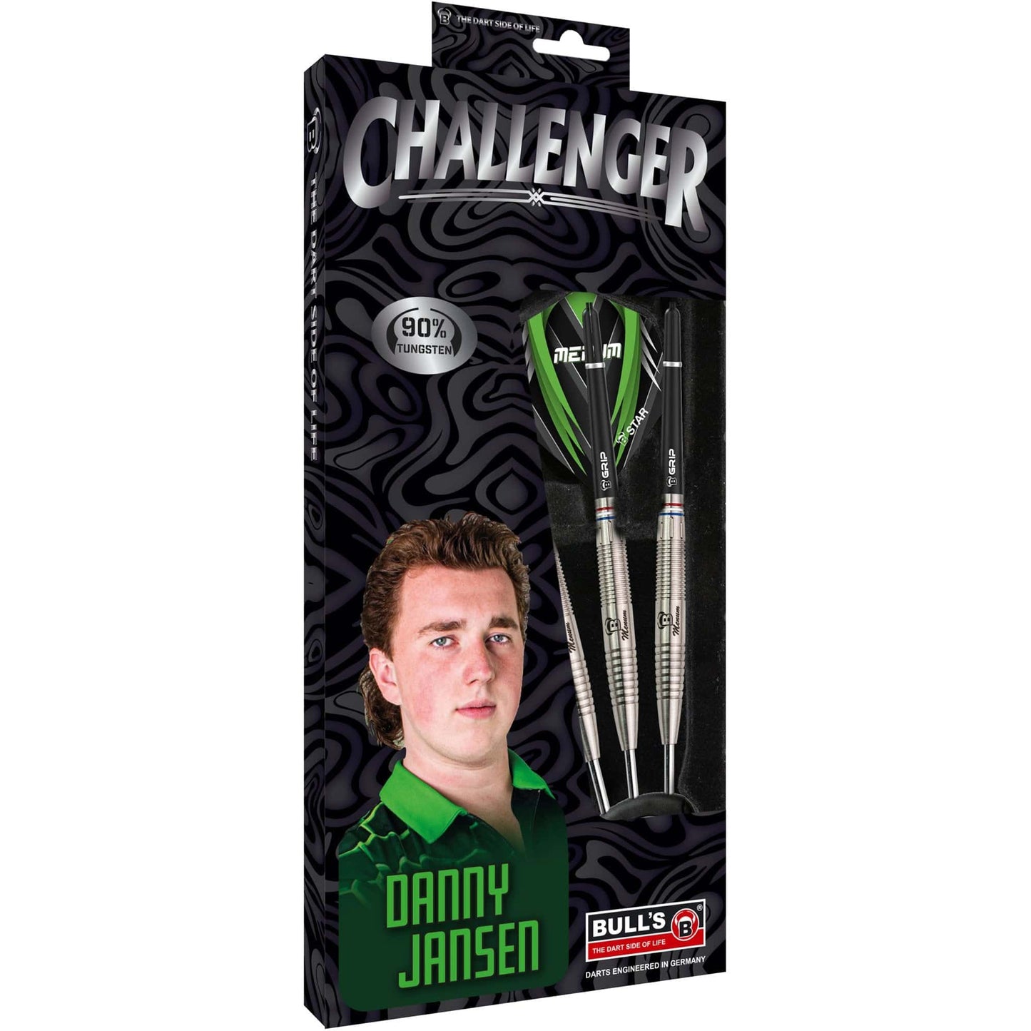 BULL'S Challenger Darts - Steel Tip - Danny Jansen - 26g 26g
