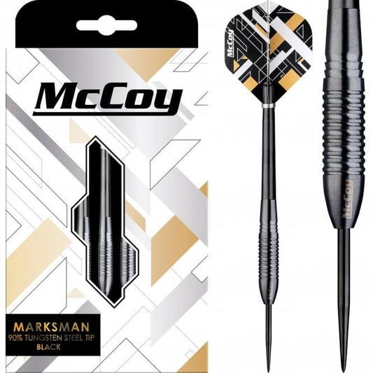 McCoy Marksman - 90% Steel Tip Tungsten - Black