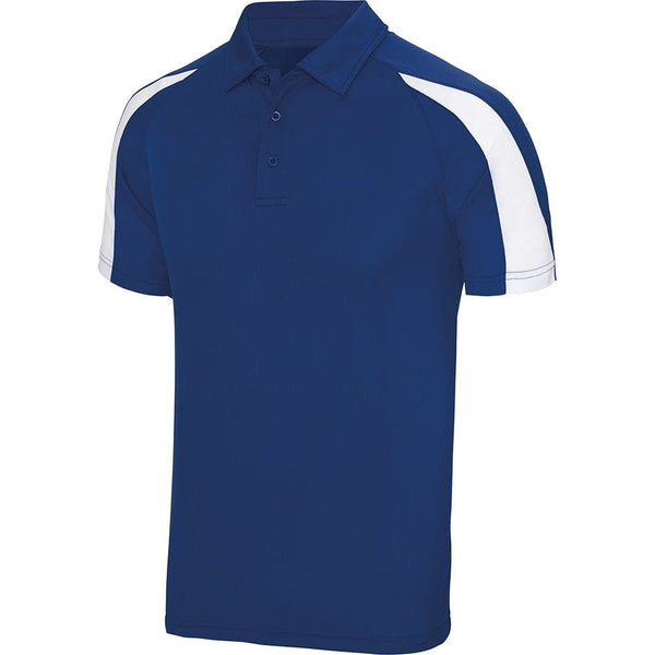 Dart Shirts - Polo Shirt - Just Cool Contrast - Royal with White