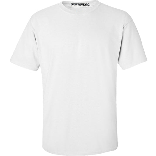 Designa - T Shirt - Heavyweight - Cotton - Plain White 2XL
